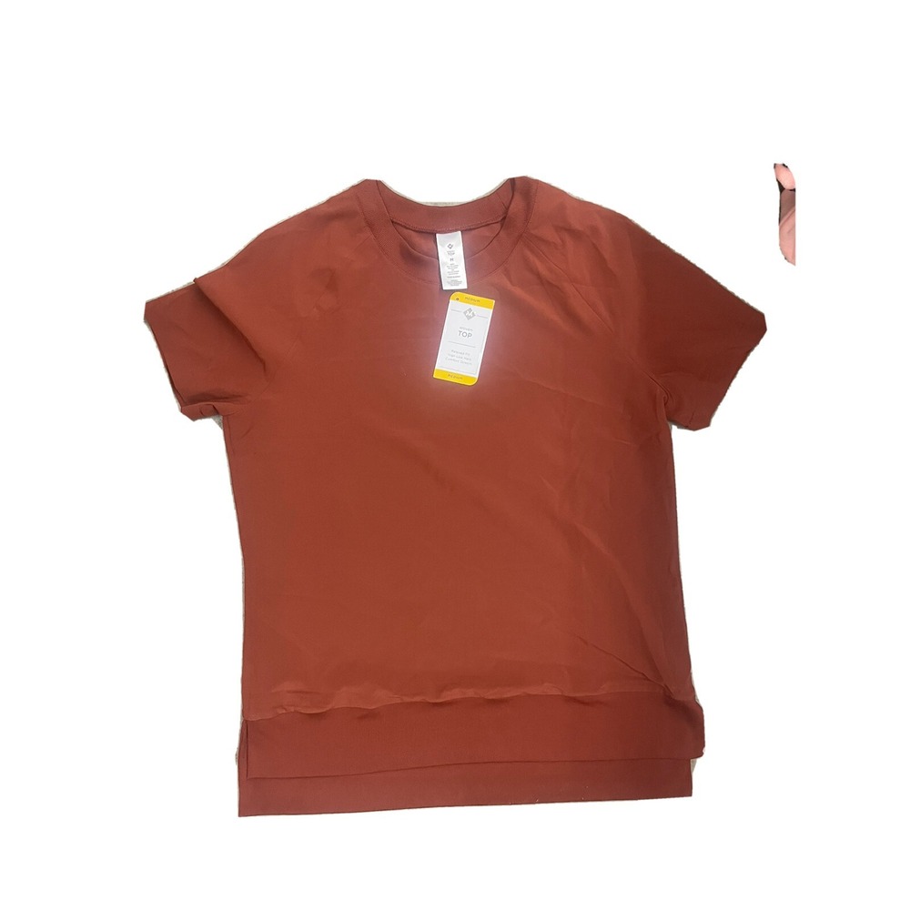 NWT Women's Member's Mark Woven Top‎ Rust Small